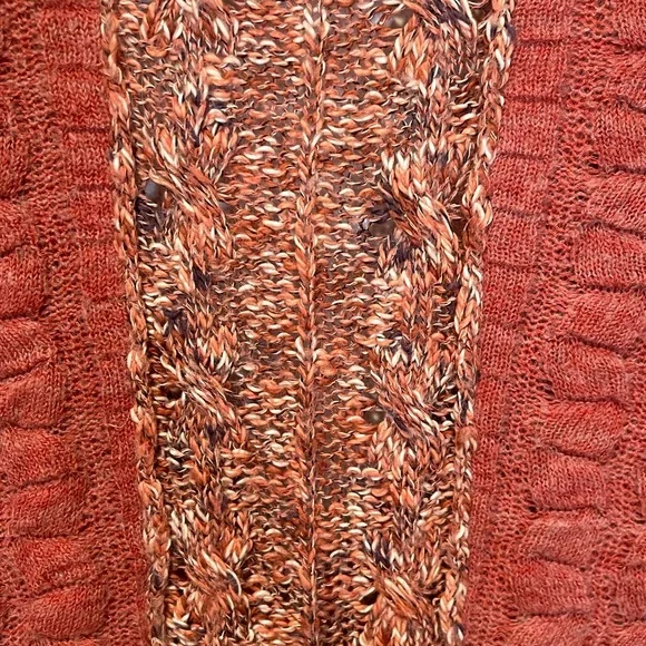 Guava colored free people sweater size L. - Picture 3 of 6